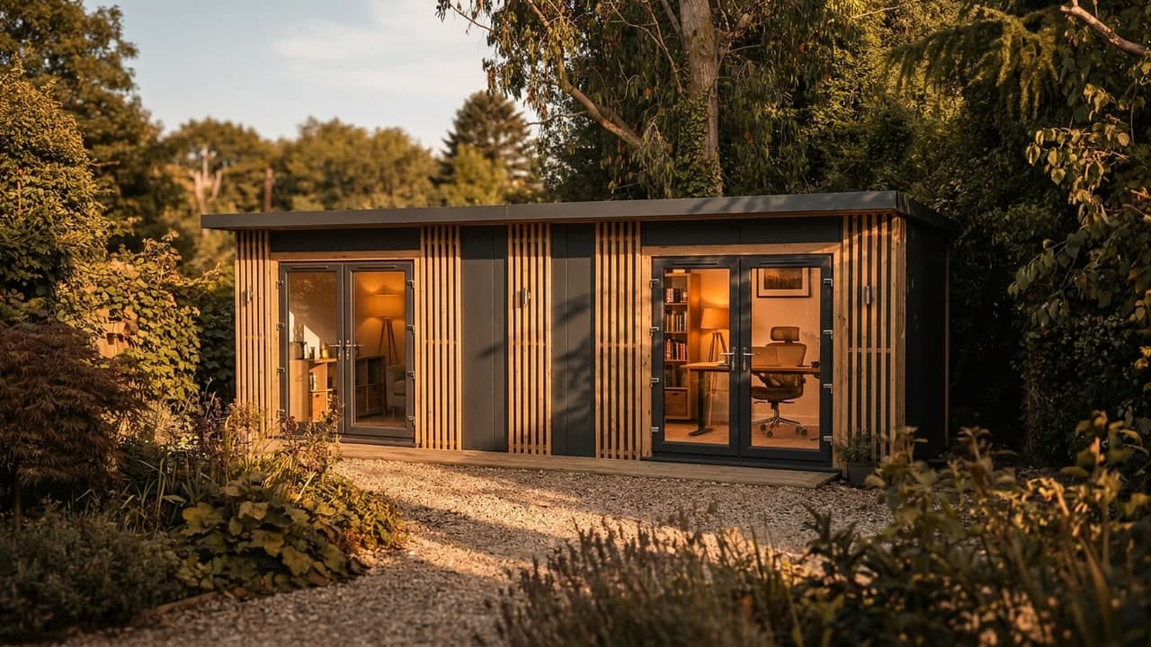 Living room inside a Sprout Pod modular home, Ireland