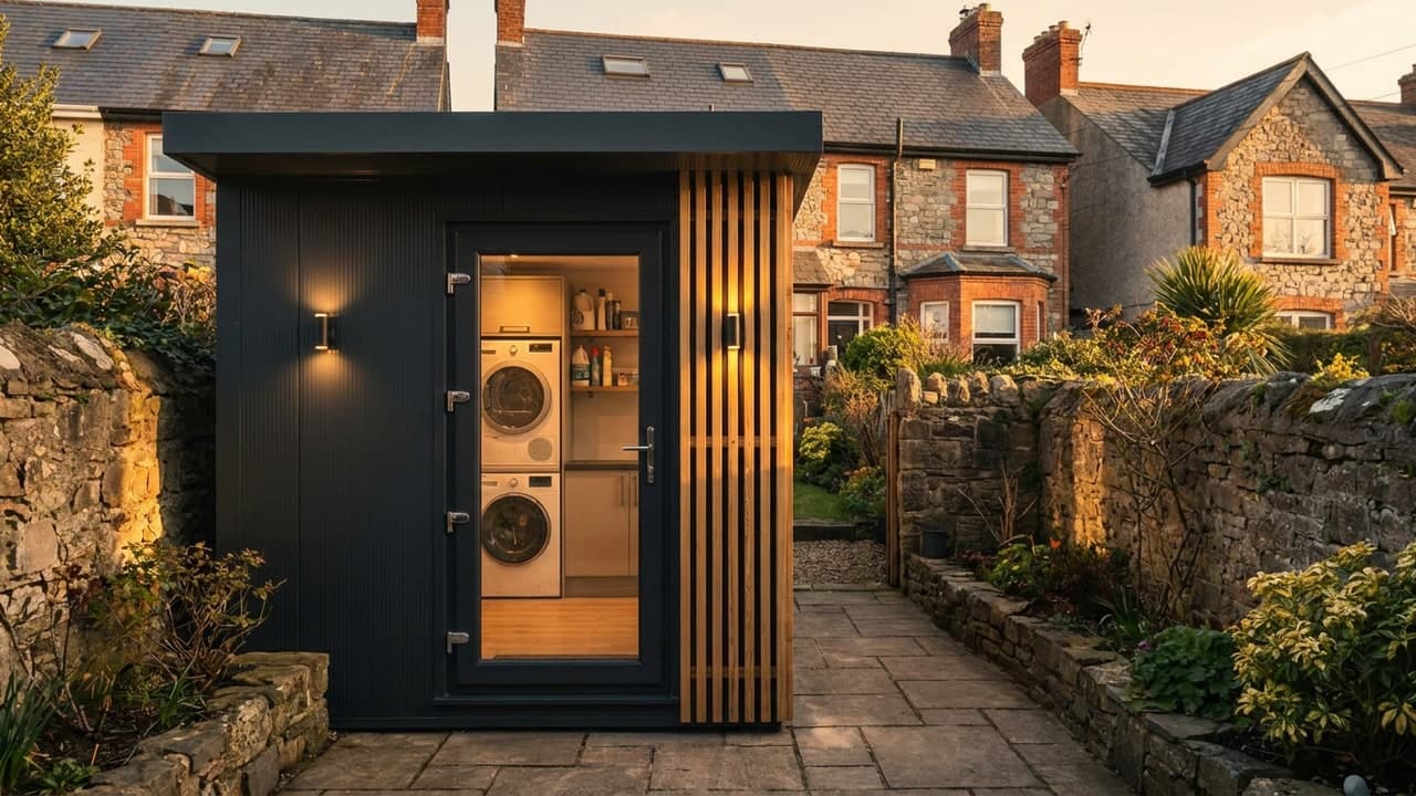 Sprout Pod 2x3m utility room, steel-frame utility room Ireland