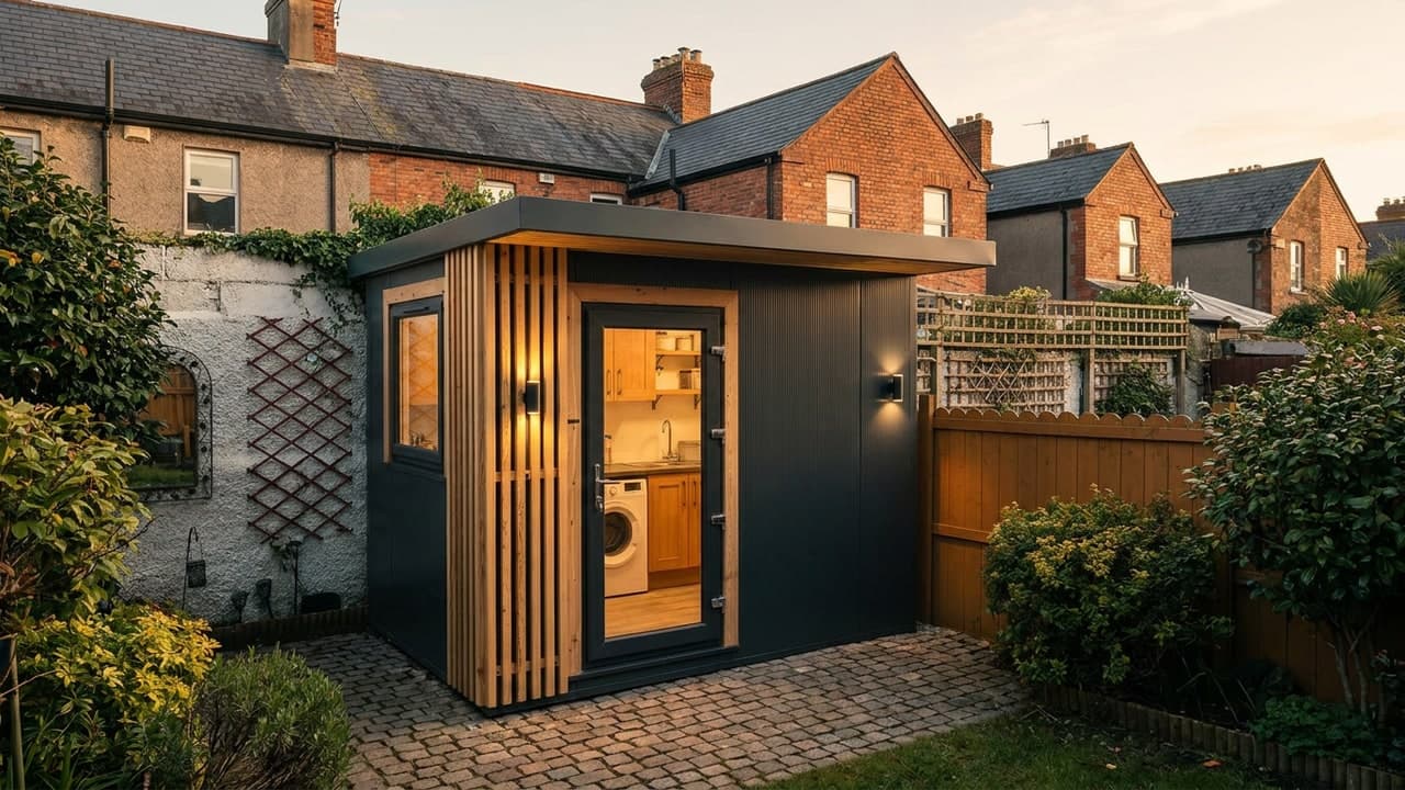 Sprout Pod 3x2m utility room with side access, Ireland